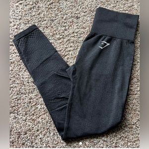 Charcoal Black Gymshark Leggings Size xs.